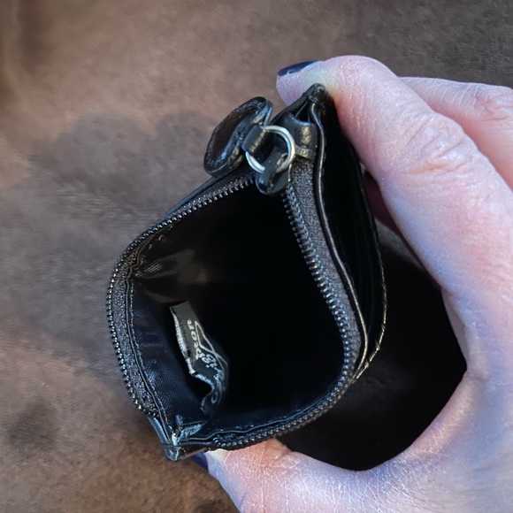 Vintage Brighton black leather coin purse. Excellent condition. - Picture 2 of 3